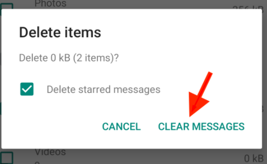 Clear Data, Messages & Cache on iOS & Android